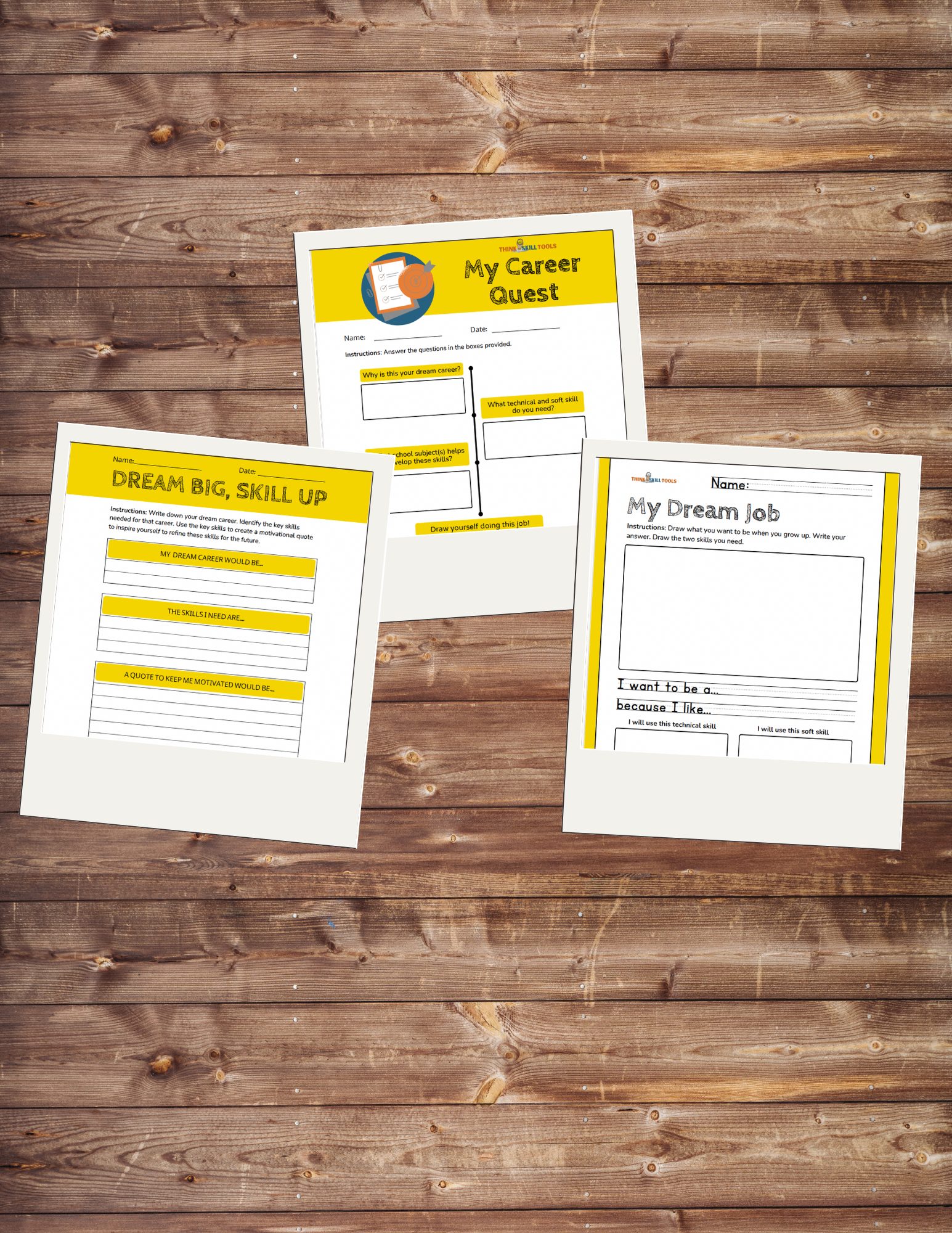 Career Dreaming and Skill Connections Packet