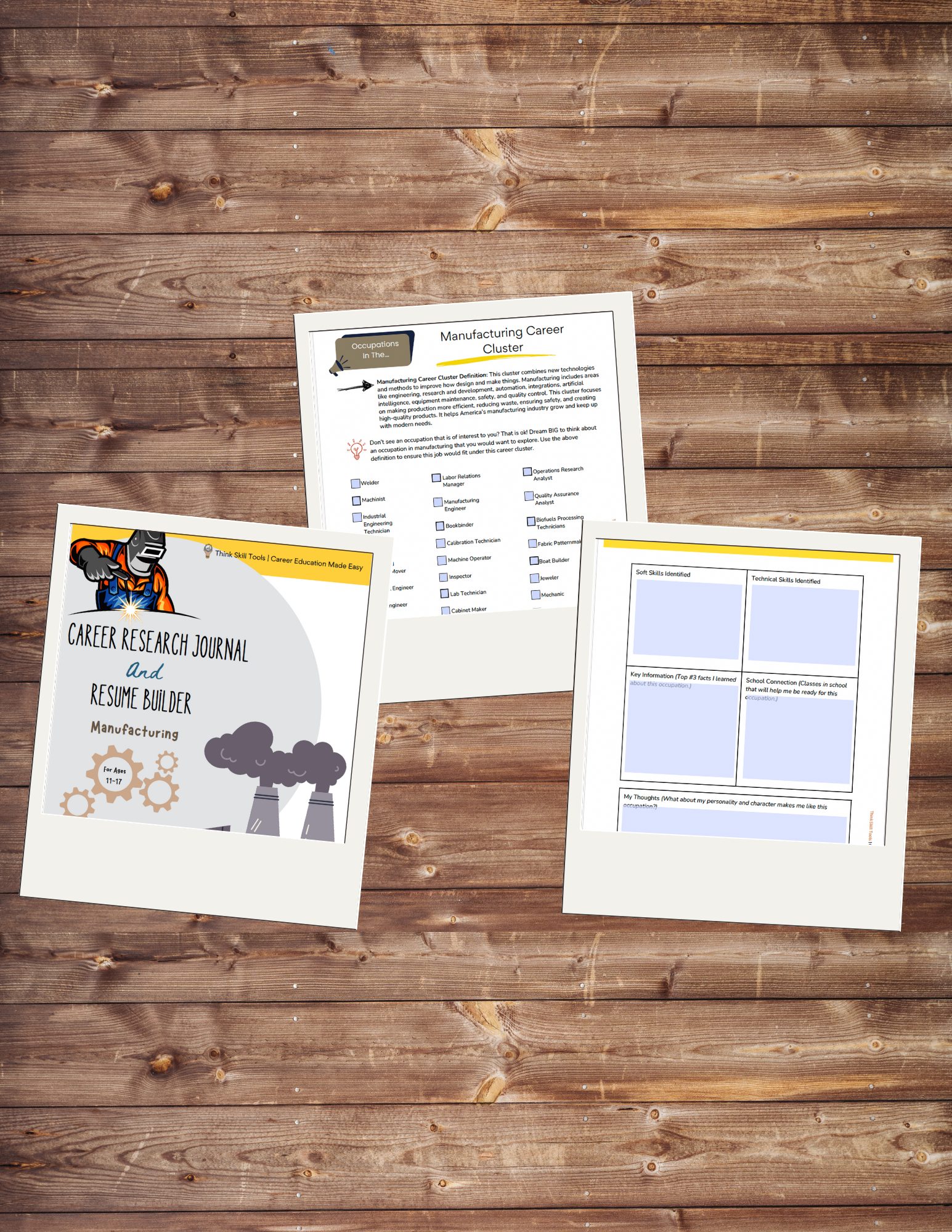 Manufacturing Career Research and Resume Builder