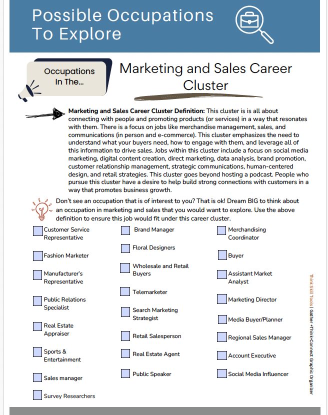 Marketing and Sales Career Research and Resume Builder - Image 4