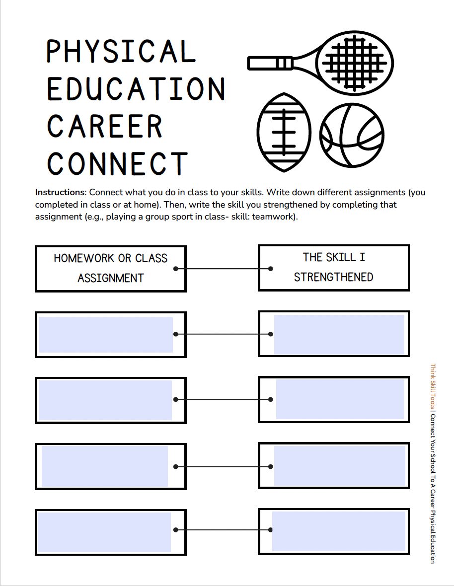 Physical Education (P.E) - Connect School Work To My Future Career - Image 2