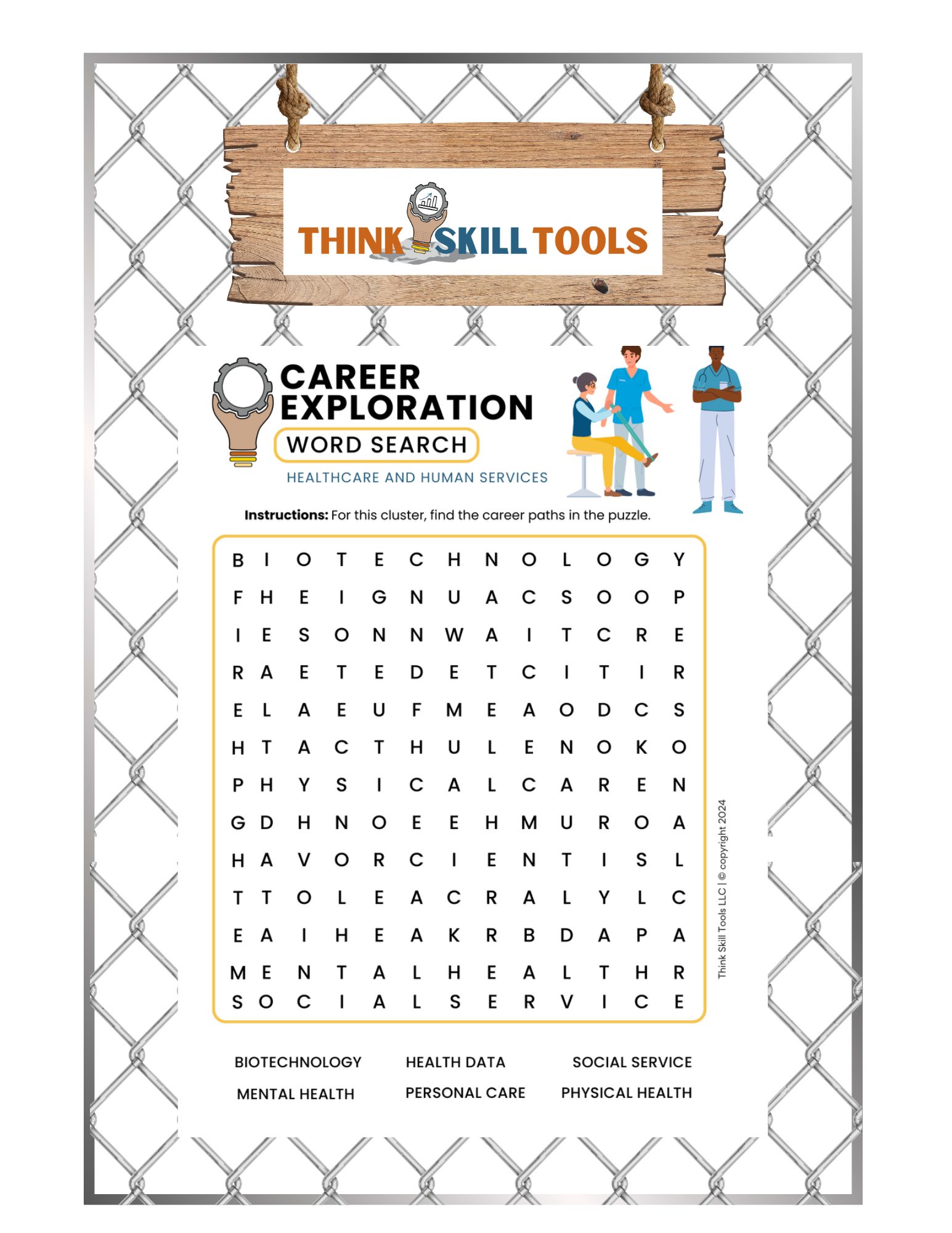 Healthcare and Human Services Crossword Puzzle