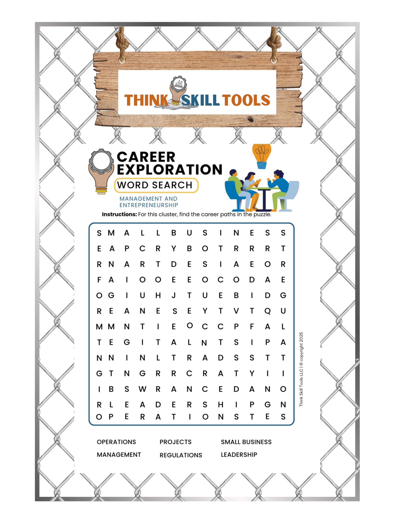 Management and Entrepreneurship Crossword Puzzle