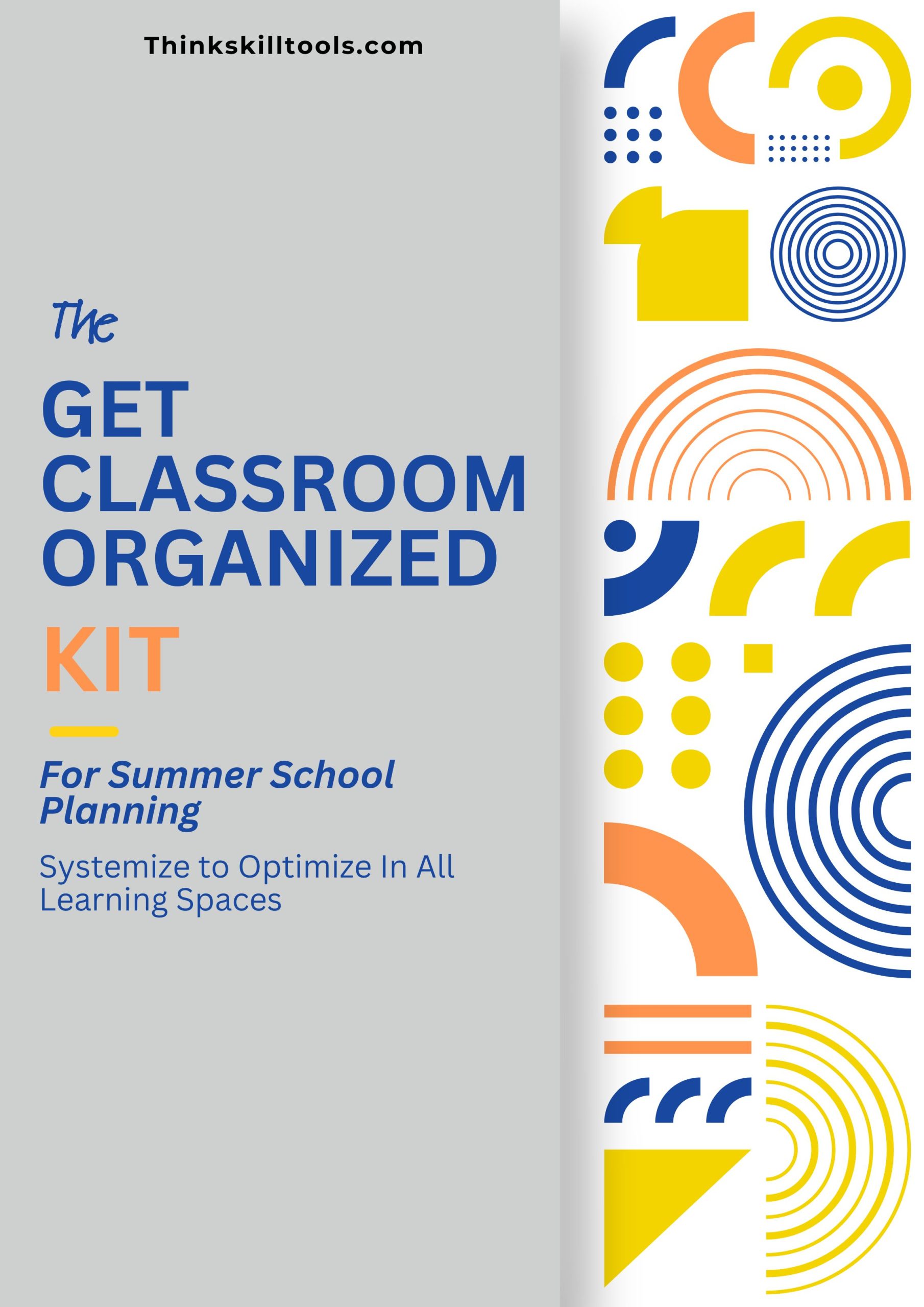 The Get Classroom Organized Kit - Summer Program/Camp Planning