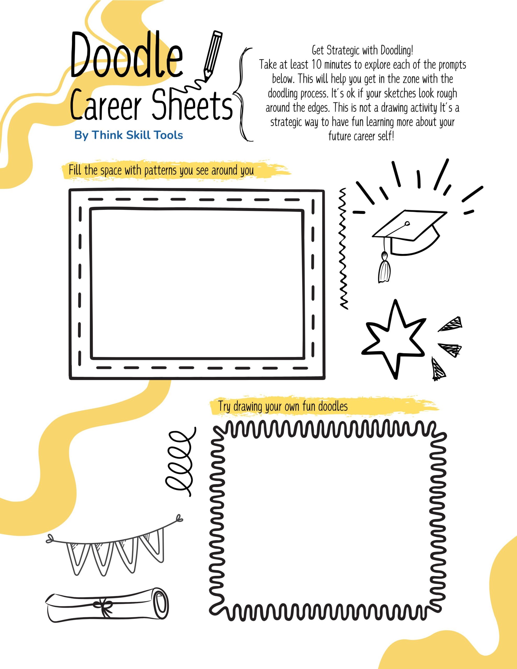 Doodle Sheet - Graduation
