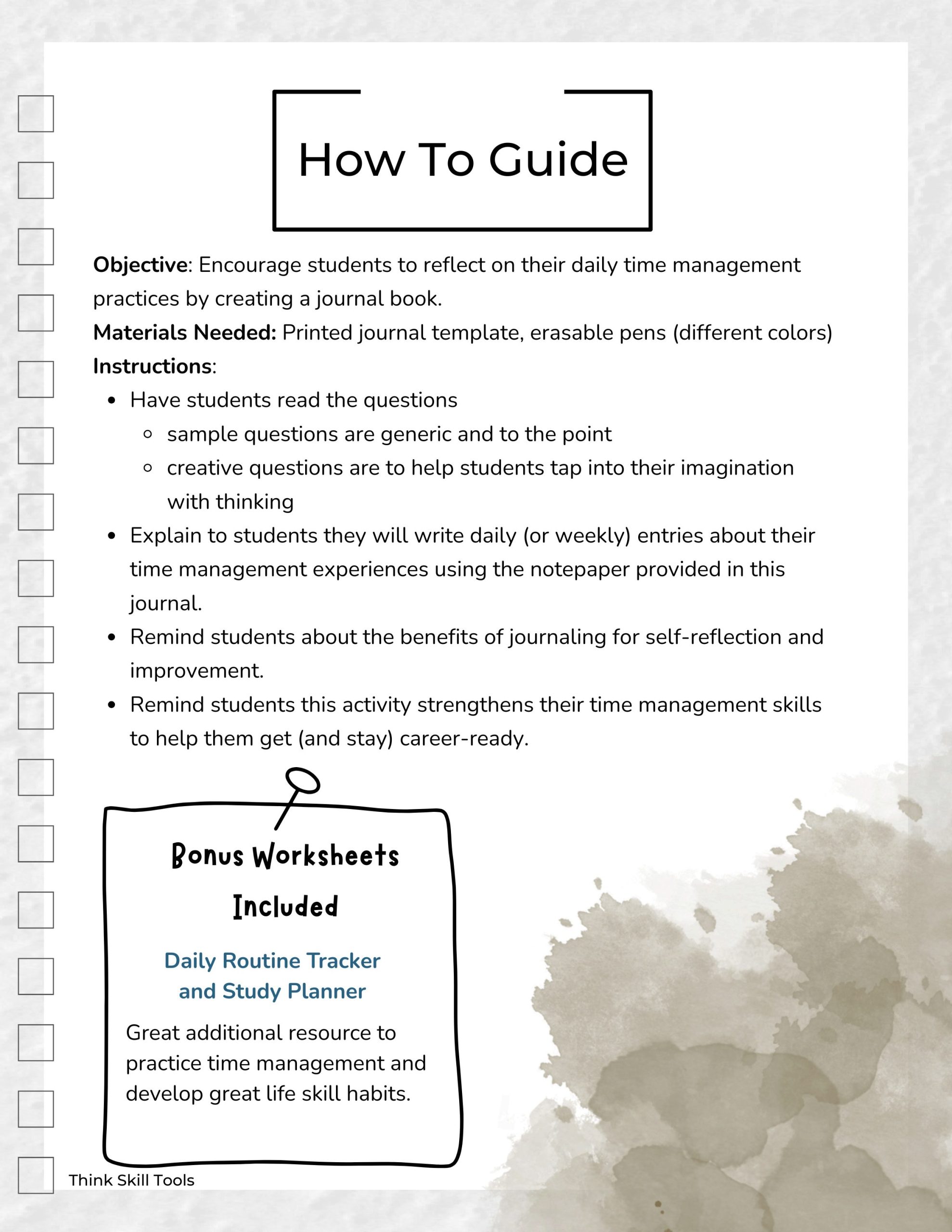 Time Management Journaling Planner - Image 2
