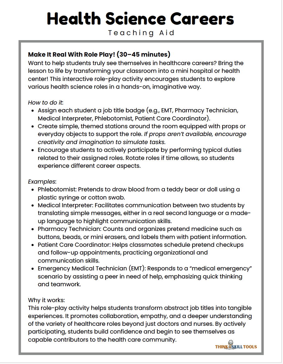 My Future In Health Careers Matching Game - Image 2